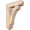 Ekena Millwork Legacy Arts and Crafts Smooth Bracket w/ Offset Brace, Douglas Fir, 7 1/2"W x 26"D x 34"H BKT0806X26X34LEC03SDF - alternate 1